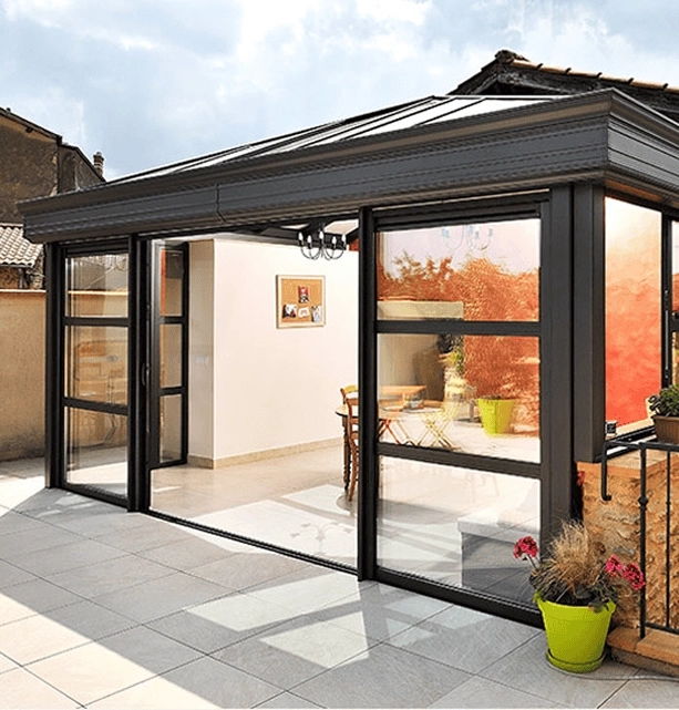 conception véranda Villefranche sur Saône - véranda alu 01 Ain 